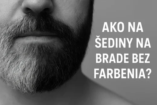 Ako na šediny na brade bez farbenia?