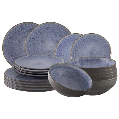 Jedálenská keramická súprava SANTORINI, 18 ks