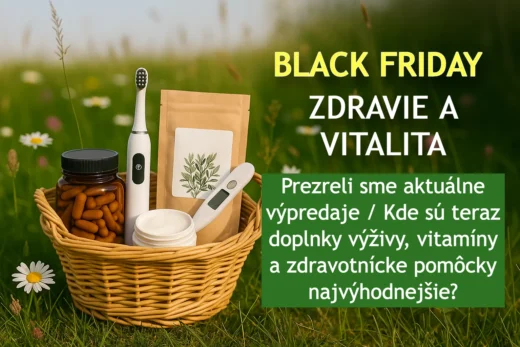Black Friday 2025: Zdravie a vitalita – doplnky, vitamíny, kolagén