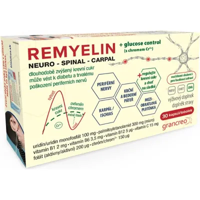 REMYELIN k správnemu fungovaniu nervového systému 30 kapsúl