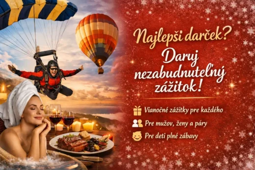 Najlepší darček? Daruj nezabudnuteľný zážitok!