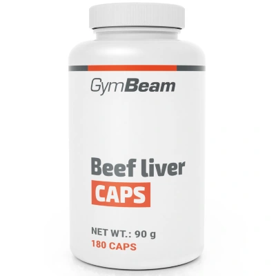 GymBeam Hovädzia pečeň CAPS (180 kapsúl)