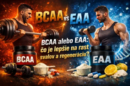 BCAA alebo EAA: čo je lepšie na rast svalov a regeneráciu?