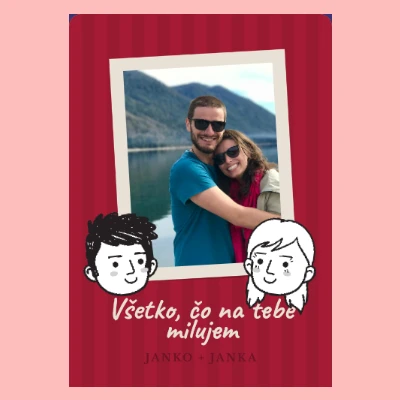 Romantická knižočka s tvojimi dôvodmi lásky