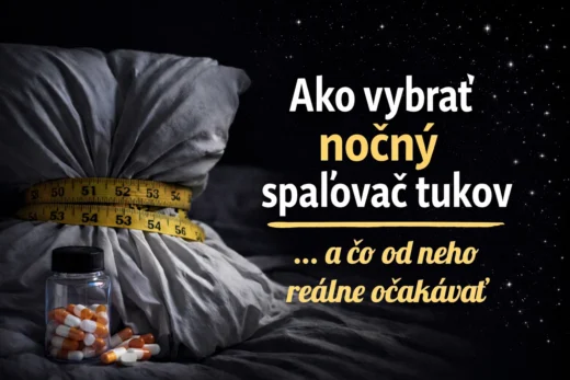 Ako vybrať nočný spaľovač tukov (a čo od neho reálne čakať)