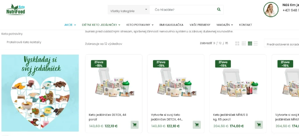 NutriFood Keto - keto balíčky pre jednoduchý štart