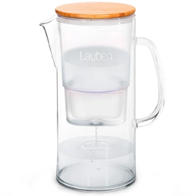 Lauben Glass Water Filter Jug