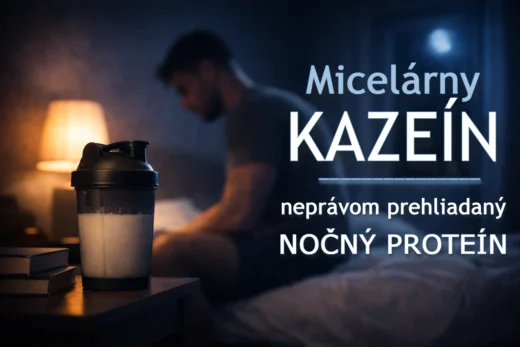 Micelárny kazeín - neprávom prehliadaný nočný proteín