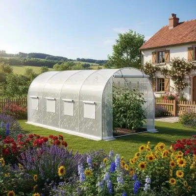 TUFI – lacnejšie fóliovníky a záhradné tunely s veľkým priestorom