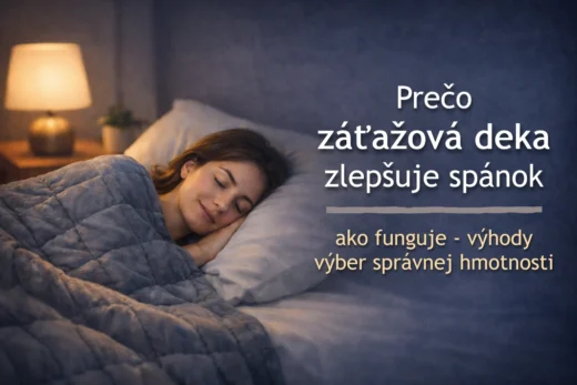 Záťažová deka: ako funguje a prečo zlepšuje spánok