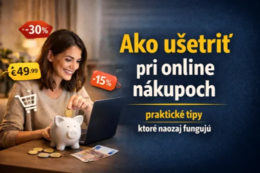 Ako ušetriť pri online nákupoch: tipy, ktoré vám ušetria desiatky eur