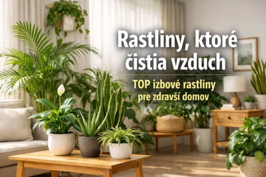 Izbové rastliny, ktoré čistia vzduch v domácnosti