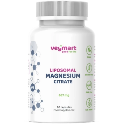 Vegmart Lipozomálne magnesium citrát