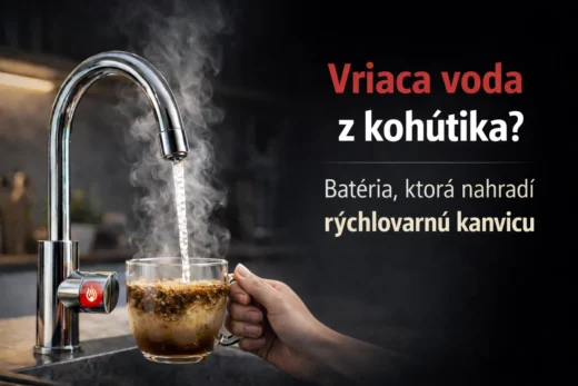 Vriaca voda priamo z vodovodnej batérie
