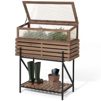 Vyvýšený záhon s nadstavcom na parenisko